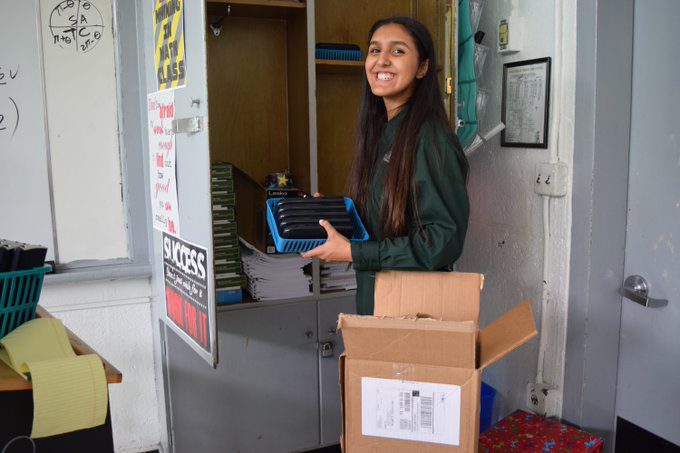 Aya Hanza, Coral Gables Senior High School student