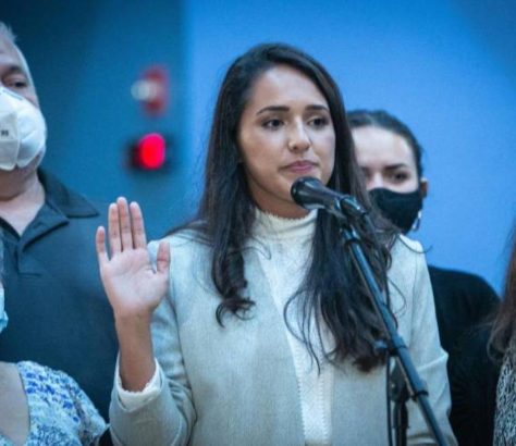 MDCPS School Board Member Luisa Santos swearing