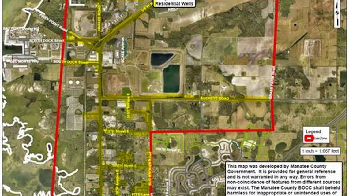 Piney Point Evacuation zone