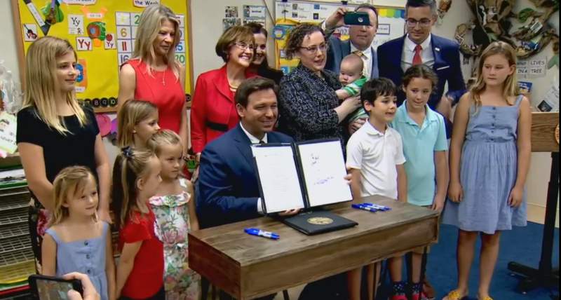 DeSantis signs two bills on early education