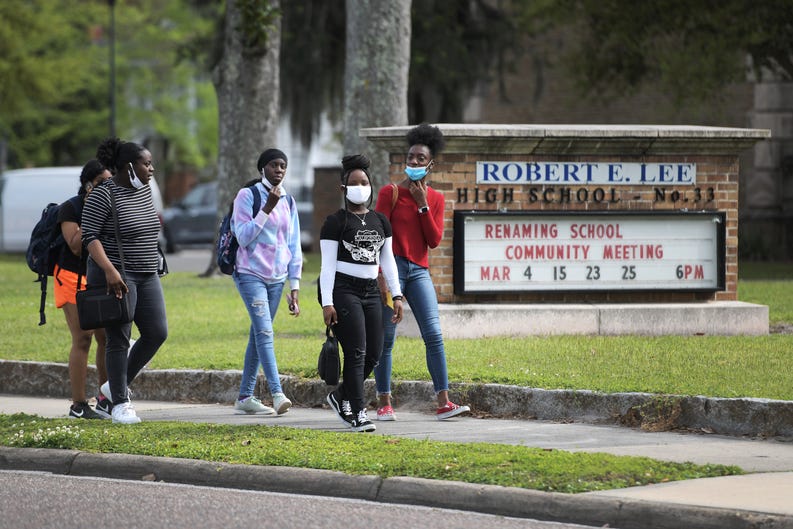 Renaming Robert E. Lee High School in Duval